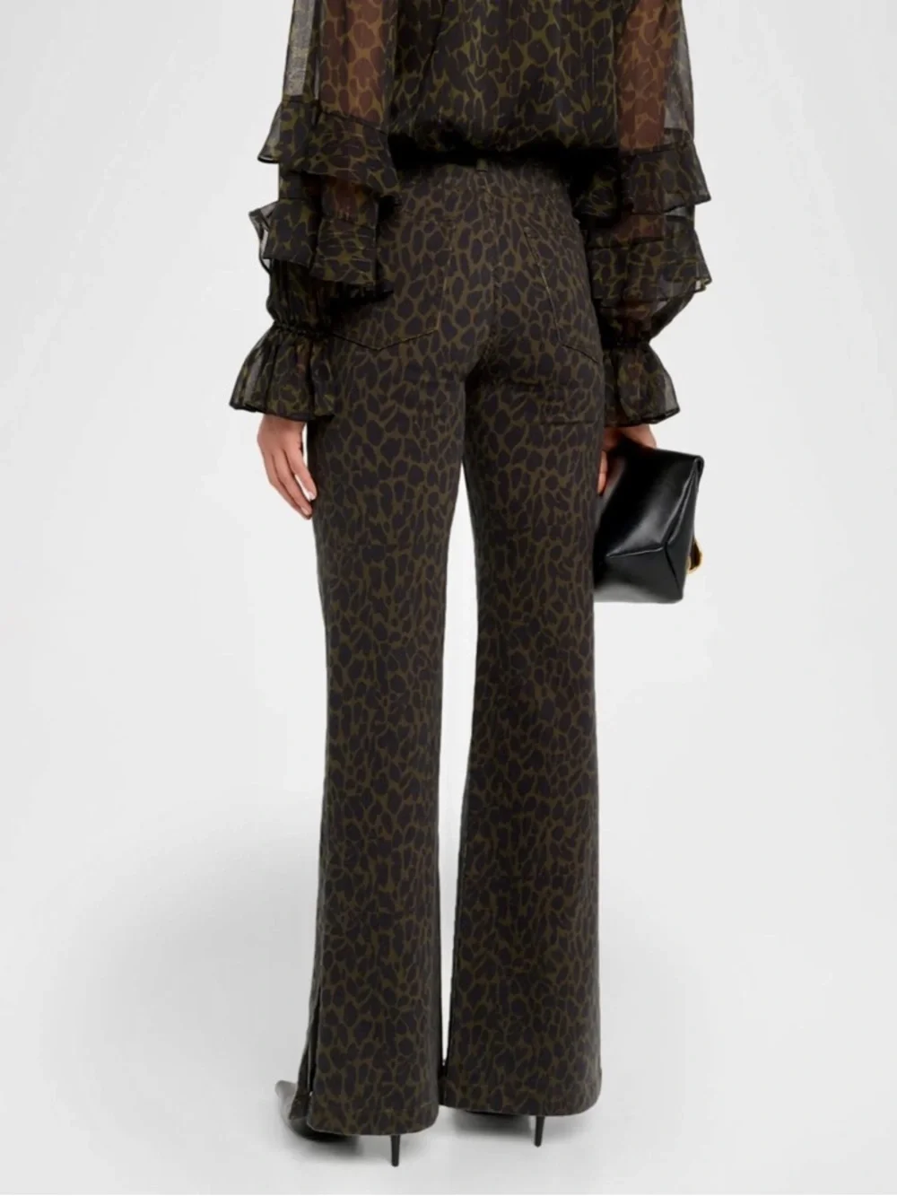 Ramy Brook Tyra Printed Wide-Leg Jeans - Picture 3 of 13